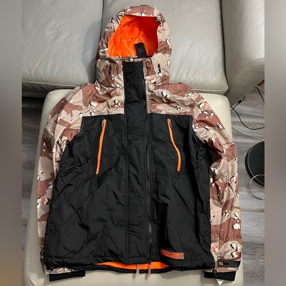 NWT - Superdry Men’s Tech Camo Wind Attacker Jacket - Size XXL - Picture 5 of 16